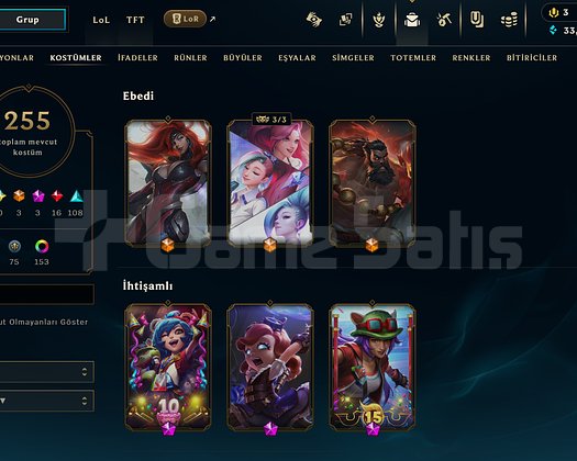 792 LEVEL 255 KOSTÜM + MAİL DEGİSEN