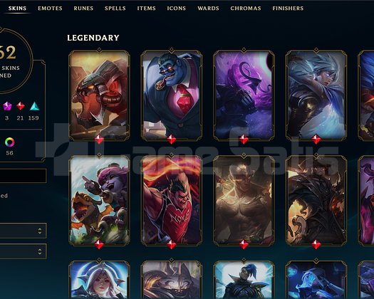 YÜKSEK ELO 362 SKİN TR LOL HESABI