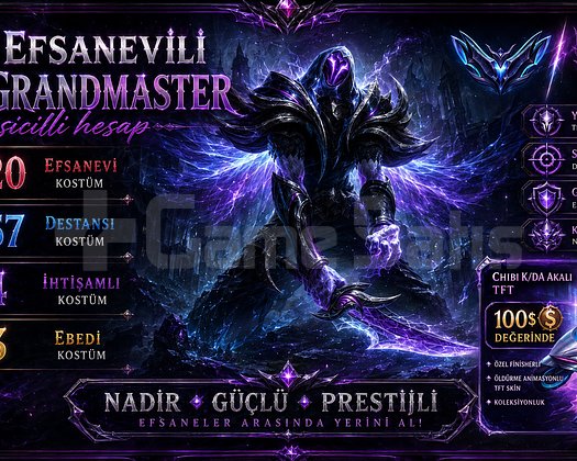 TR / 21 Efsanevili Kostümlü/ VİP TFT / Diamond Elo