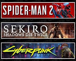 Spider-Man 2 + Sekiro + Cyberpunk 2077