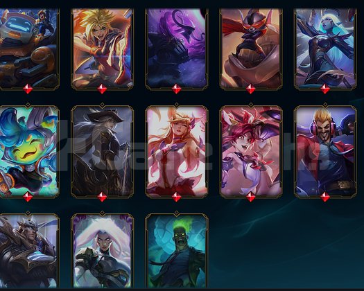 291 Kostümlü Unranked LoL Hesabı TR Sunucusu