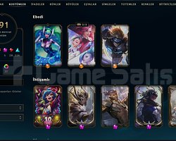 291 Kostümlü Unranked LoL Hesabı TR Sunucusu