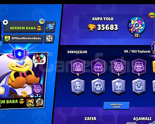Brawl stars hesabım satıştadır
