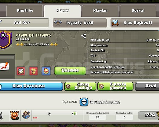 30 SV CLAN OF TITANS ŞAMPİYON I