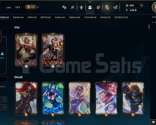 668 KOSTÜM 140K ÖZ 462 LVL EFSANE DOLU MAİL HESAP