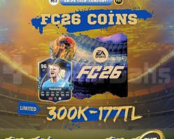 300K FC26 FUT COİN - 300K/177TL - İNDİRİMLİ