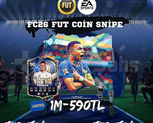 1M FC26 FUT COİN - 1MİL./590TL - İNDİRİMLİ