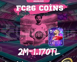 2M FC26 FUT COİN - 2MİL./1170TL - İNDİRİMLİ