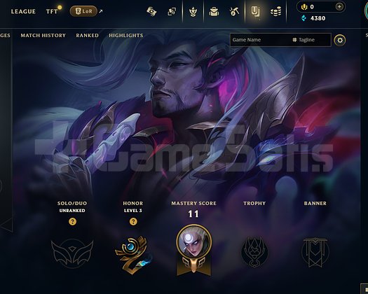 EUW Unranked | 4 Kostüm - 29 Hero | LoL Hesap