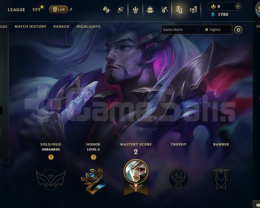 EUW Unranked | 5 Kostüm - 25 Hero | LoL Hesap