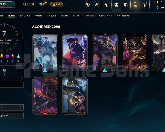 EUW Unranked | 7 Kostüm - 41 Hero | LoL Hesap