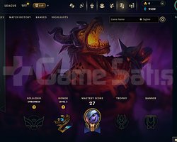 EUW Unranked | 6 Kostüm - 39 Hero | LoL Hesap