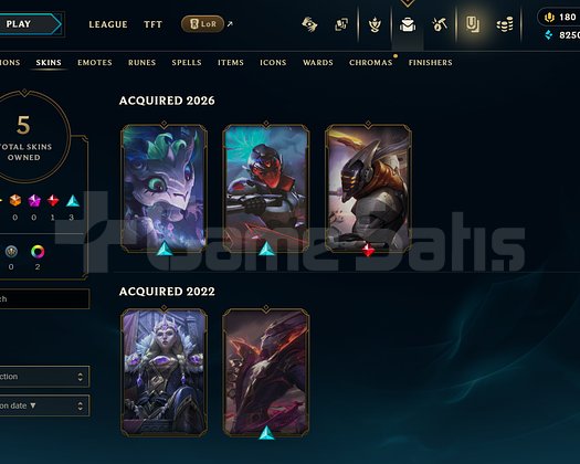 EUW Unranked | 5 Kostüm - 25 Hero | Dereceli Hazır