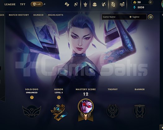 EUW Unranked | 7 Kostüm - 32 Hero | LoL Hesap