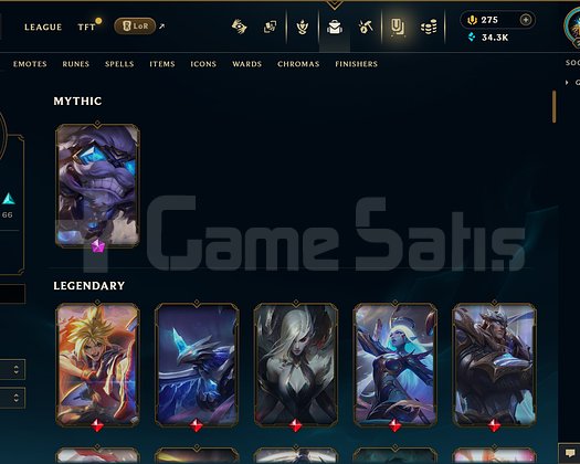 EUW | 120 SKİN | PLATİN 3