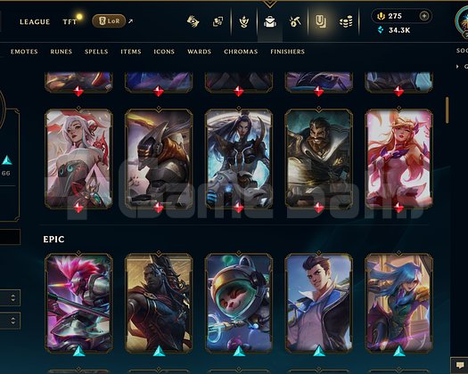 EUW | 120 SKİN | PLATİN 3