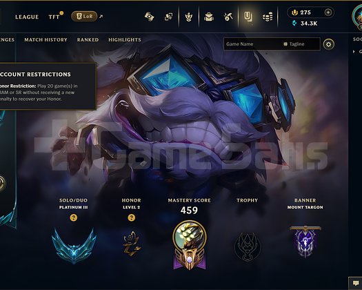 EUW | 120 SKİN | PLATİN 3