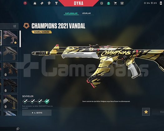 CHAMPİONS 2021 SETLİ NADİR HESAP