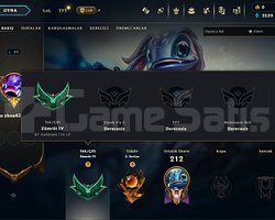 ZÜMRÜT 4 TR TEMİZ LOL HESABI