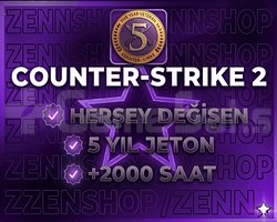 CS2 HERŞEY DEĞİŞEN 5 YIL JETONLU +2000 SAAT HESAP