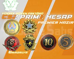 6 MADALYA PREMIER + FACEIT HAZIR / 233 SAAT