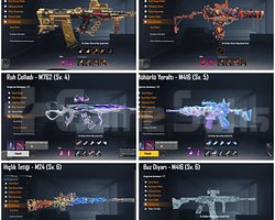 PARA AUG BUZ M4 6LVL TERTEMİZ SARI MUMYA FULL