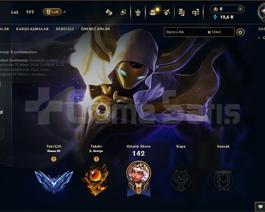 tr gm cha mmr elmas 3 +30 -10 high mmr