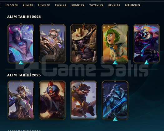 EUW ZÜMRÜT 4 12 SKIN ACC +30LP