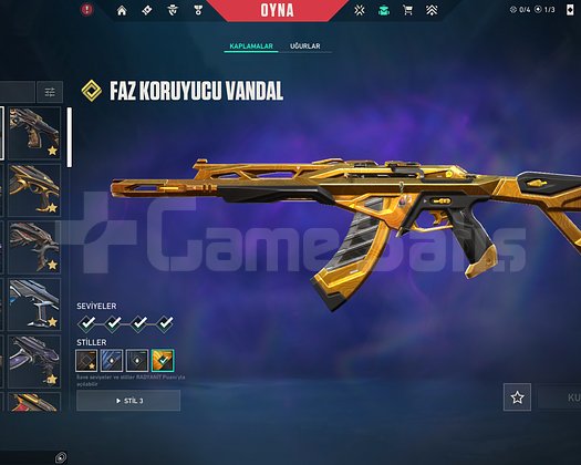 ESKİ SEZON NADİR FUL + FUL HESAP 16 VANDAL  + LOL