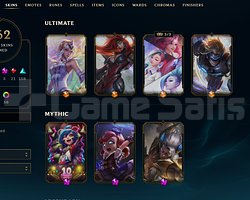 YÜKSEK ELO 362 SKİN TR LOL HESABI