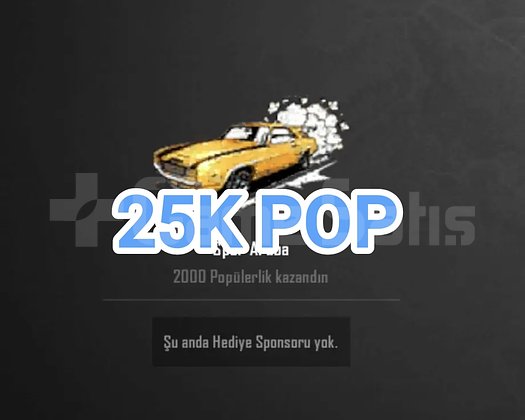 25K POPULERLİK