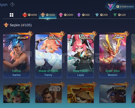 Mobile Legends Satılık Hesap