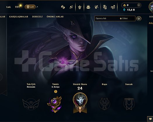 EUW 20 LEVEL GÜZEL SKİNLİ HESAP