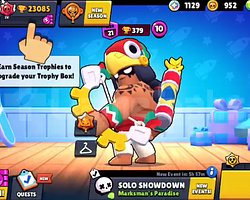 23100 Trophies | 64 Brawlers | 46 Skins | 3x MAX