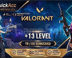 QuickAcc I TR/EU +13 LEVEL I UCUZ I SAFE I HIZLI