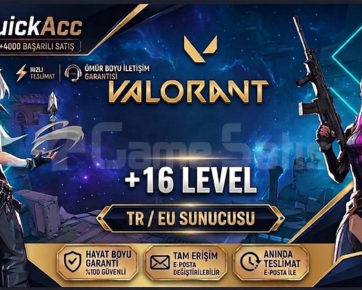 QuickAcc I TR/EU +16 LEVEL I UCUZ I MAIL DEGISEN