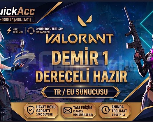 QuickAcc - EU/TR - DEMİR 1+ - TAM ERİŞİM I UCUZ