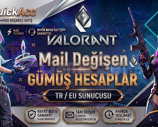 TR/EU | GÜMÜŞ 1+ | MAİL DEĞİŞEN I UCUZ | QuickAcc