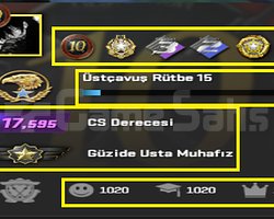 12 MADALYA FACEİT 10 LVL 40LVL STEAM MAİNLİK HESAP