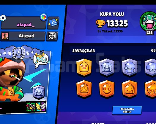 68X KARAKTER 136X SKİN 13.3K TEMİZ HESAP