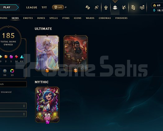 EUW S2- 185 Kostüm - Full Şamp - ÖMRÜBOYU GARANTİ