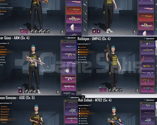 M4 MAX+ P90 6sv + PARA AUG 5sv + KAÇMAZ TEK BAĞ