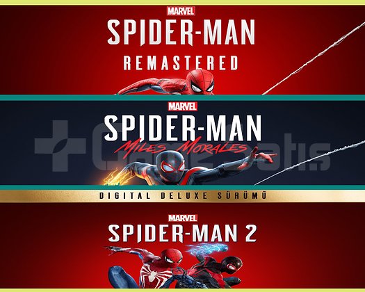 Spider Remastered + Miles Morales + Spiderman 2