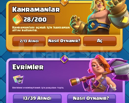 6 yıllık 10.500 KUPA 60 seviye efsane hesap