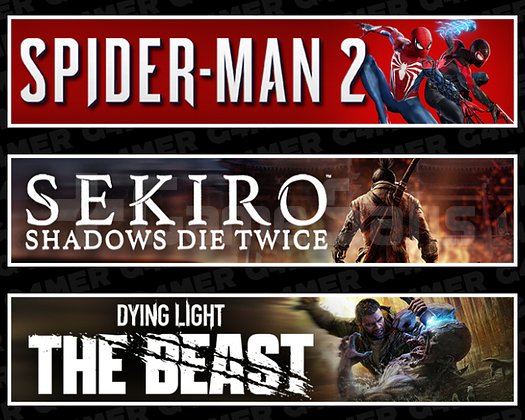 Spider-Man 2 + Sekiro + Dying Light The Beast