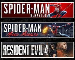 SpiderMan RE + Miles + Resident Evil 4