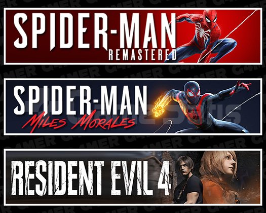SpiderMan RE + Miles + Resident Evil 4