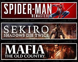 SpiderMan RE + Sekiro + Mafia