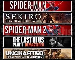 Spider 1 + Sekiro + Spider 2 + TLOU2 + Uncharted