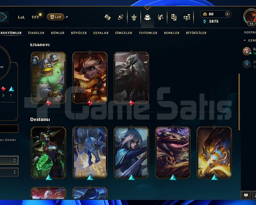 TR HESAP +30 LP 10070 WİNRATE